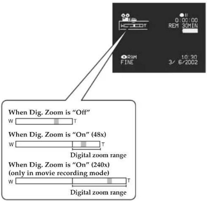 HITACHI DZ-MV200EUK - Switching Digital Zoom Off - 3