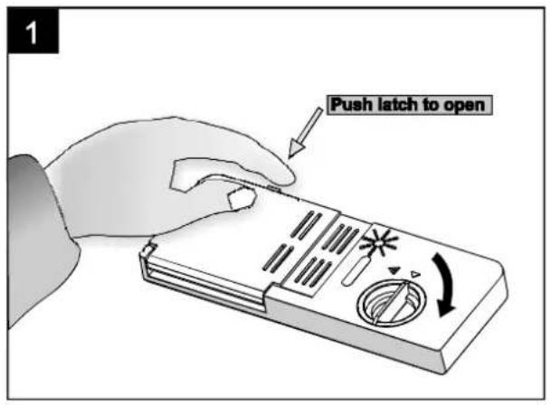 Push latch to open