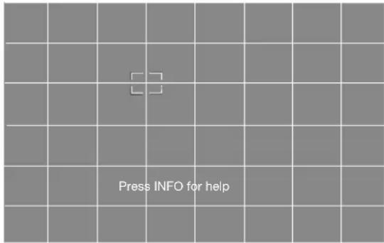 Press INFO for help