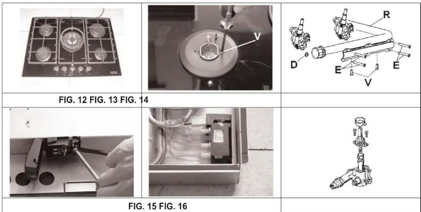 BLANCO CGG452FFC - Greasing the taps (see fig. 16) - 1