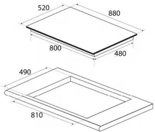 BLANCO BIC95T - INSTALLATION OF BUILT IN COOKTOP - 3