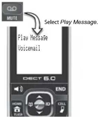 UNIDEN D3580 - Play Message - 1