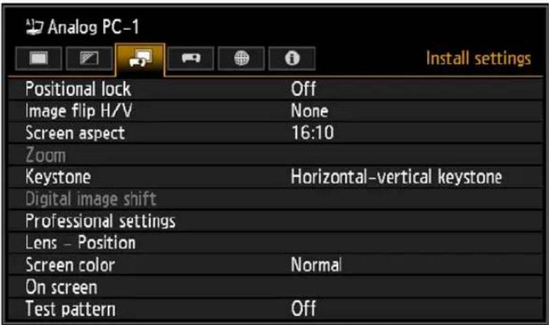 CANON REALiS WX6500 - Install settings - 1