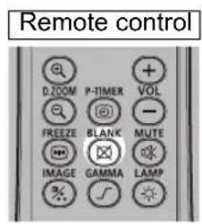 CANON REALiS WX6500 - Temporarily Blacking Out an Image - 1