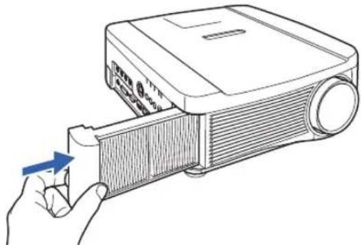 CANON REALiS WX6500 - Replacing the Air Filter - 4