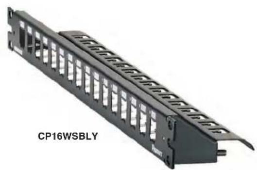 Panduit DPFP2WH - Standard Density with Integral Support - 1