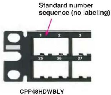 Panduit DPFP2WH - High Density - 1