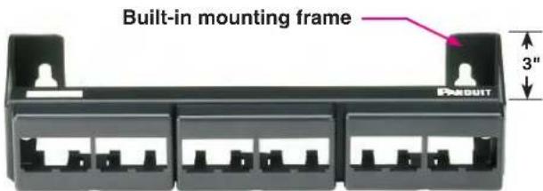 Panduit DPFP2WH - Wall Mount - 2