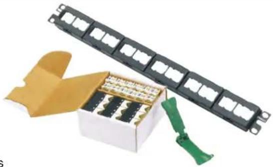 Panduit DPFP2WH - Patch Panel Kits - 1
