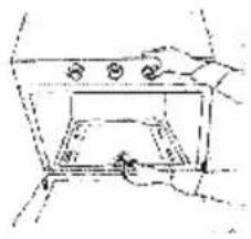 Montpellier MR91DFMK - To ignite the oven burner proceed as follows: - 1
