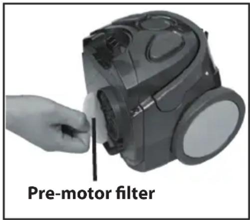 Pre-motor filter