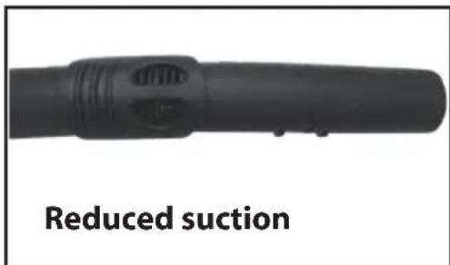 Reduced suction
