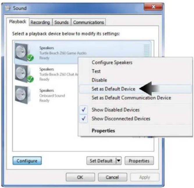TURTLE BEACH Ear Force Z60 DTS - Windows PC Setup - 2