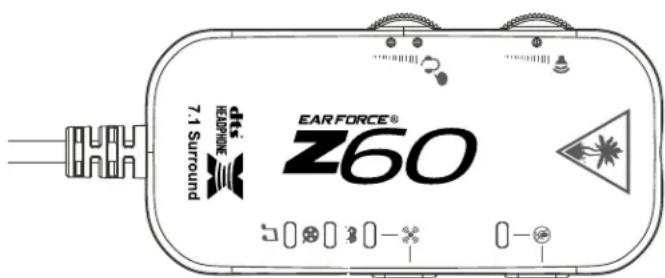 TURTLE BEACH Ear Force Z60 DTS - Adjusting Sound - 1