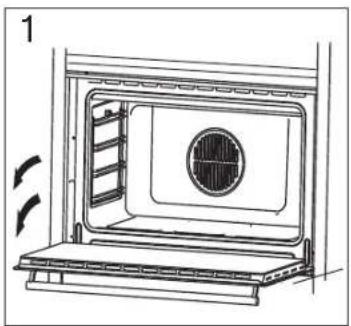 Tisira TFGC608X - CLEANING THE OVEN DOOR - 1