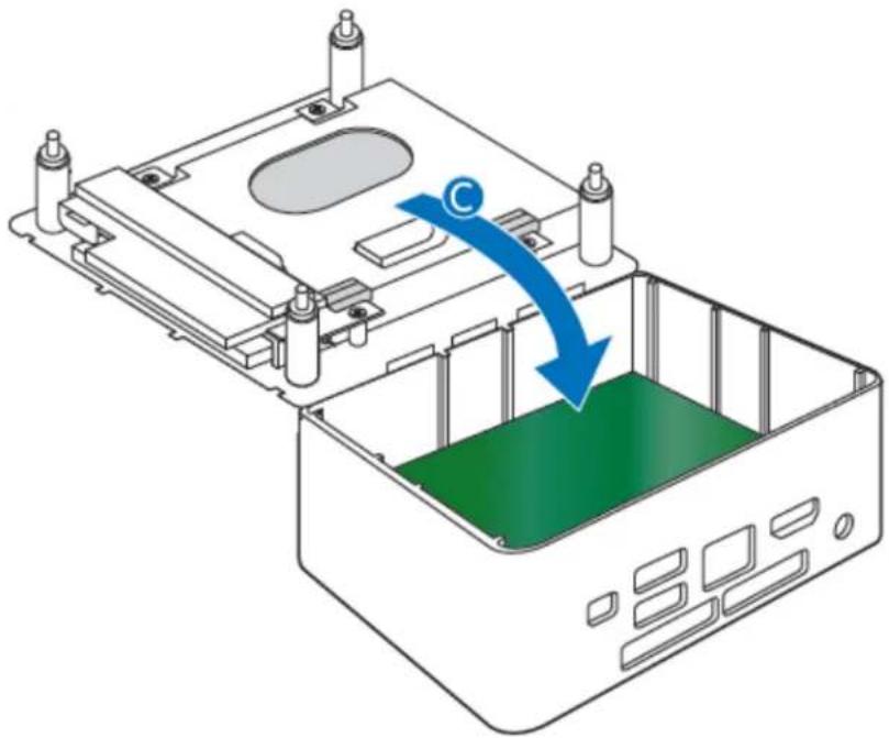 INTEL Baby Canyon NUC7i7BNHXG - Changing a 2.5" SSD or Hard Drive - 2