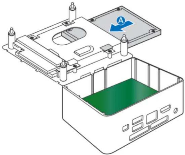 INTEL Baby Canyon NUC7i7BNHXG - Changing a 2.5" SSD or Hard Drive - 1