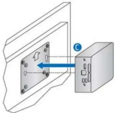 INTEL Baby Canyon NUC7i7BNHXG - Attach and Use the VESA Bracket (Optional) - 3