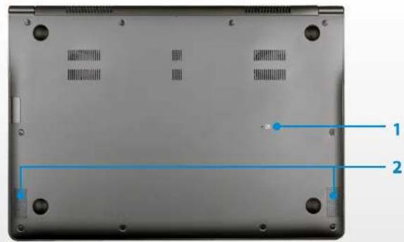 SAMSUNG NP900X4B - Bottom View - 1