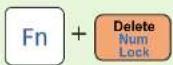 SAMSUNG NP410B2BI - Numeric Key - 1