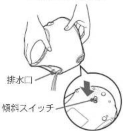 排水口 傾斜スイッチ