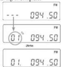 Monacor WA-35 - At current frequency of reception : - 1