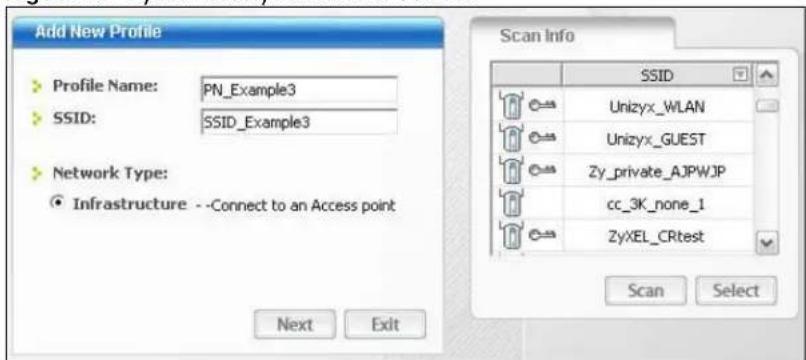 ZYXEL 1303 - Creating and Using a Profile - 2