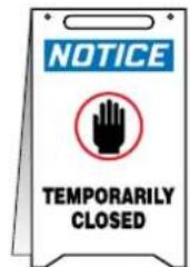 Panduit PCT-1087-B - Set out free-standing signs to identify temporary hazardous conditions. - 19