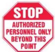 Panduit PCT-1087-B - Security Stop Safety Signs - 2