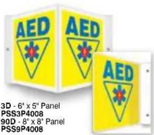 Panduit PCT-1087-B - 90D Signs - 15