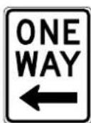 Panduit PCT-1087-B - Traffic Direction Signs - 6