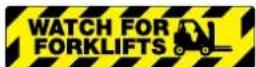 Panduit PCT-1087-B - Non-Skid Floor Signs - 8