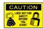 Panduit PCT-1087-B - Electrical Labels in Dispenser - 12