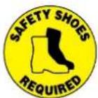 Panduit PCT-1087-B - Non-Slip Floor Signs - 14