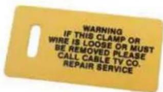 Panduit PCT-1087-B - Ground Warning Tags - 1