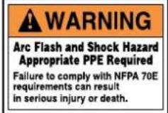 Panduit PCT-1087-B - Post labels clearly identifying electrical hazards to protect workers from arc flash, shock and electrocution. - 13