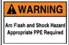 Panduit PCT-1087-B - Post labels clearly identifying electrical hazards to protect workers from arc flash, shock and electrocution. - 12
