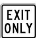 Panduit PCT-1087-B - Traffic Direction Signs - 12