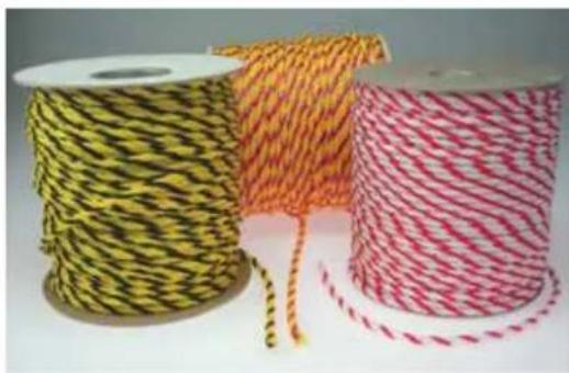 Panduit PCT-1087-B - Mark off restricted and hazardous areas with high visibility rope. - 1