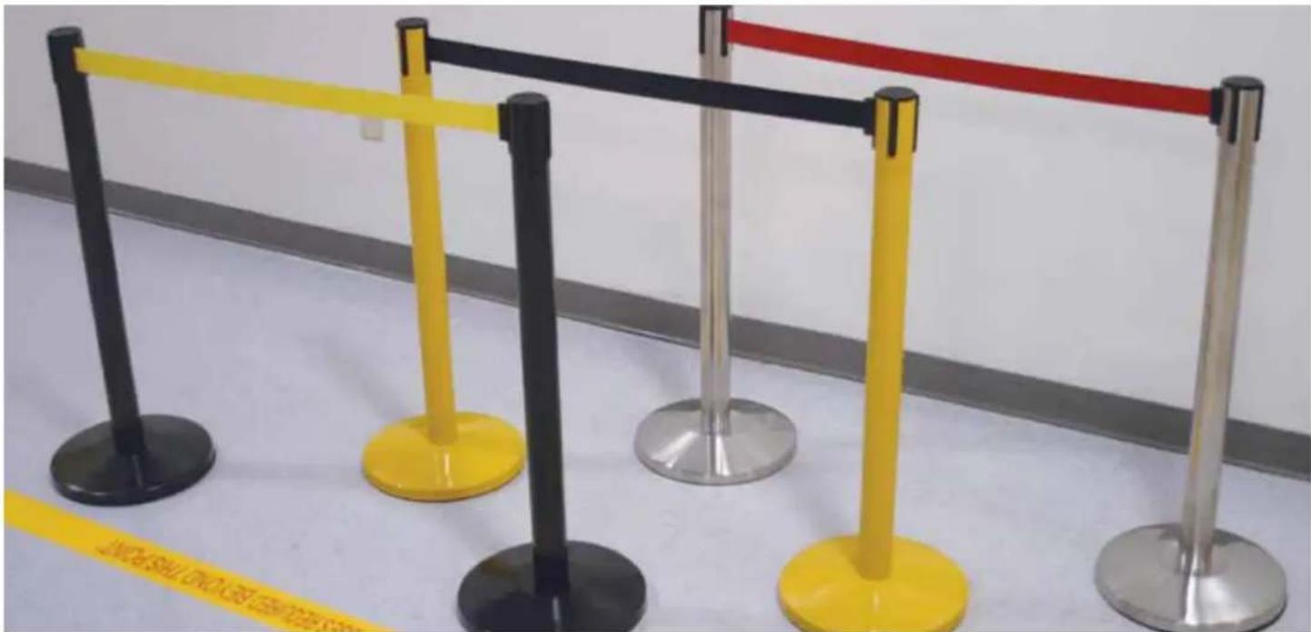 Panduit PCT-1087-B - Retractable Belt Tape Barriers - 1