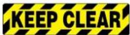 Panduit PCT-1087-B - Non-Skid Floor Signs - 5