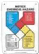 Panduit PCT-1087-B - Display the four-color NFPA diamond format for the hazard categories. - 3