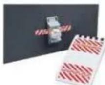 Panduit PCT-1087-B - Lockout Warning Strip Label - 1