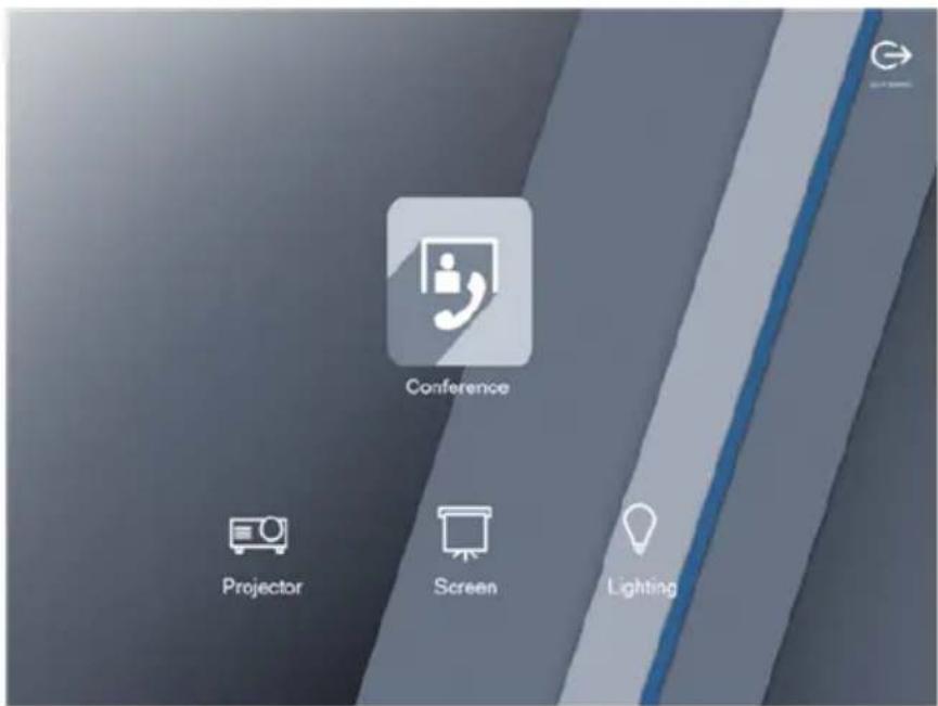 Conference Projector Screen Lighting