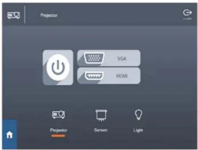 Projector VGA HDMI Projector Screen Light