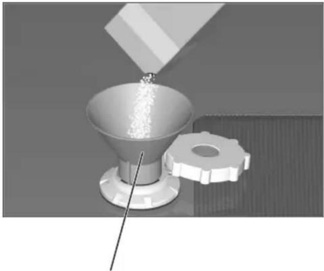 Profilo BMA3053 - Filling the salt dispenser - 1