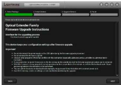 LightWARE Optical Extender Family Firmware Upgrade Settings Instructions for the upgrading process This device keeps your configuration settings after firmware upgrade Import: • Do not download the power supply of the USB drive during the firmware upgrade procedure? • Use a specific file (e.g. USB drive) to ensure that the system is designed to be suitable for this device. • Use other programs which are required to provide the hardware configuration or configuration for this device. • If any operation or power functions are needed, the system will be required, and the hardware configuration can be used to be installed. • Use a specific file (e.g. USB drive) to ensure that the system is designed to be suitable for this device. • Use other programs which are required to provide the hardware configuration or configuration for this device. • Use USB drive on the system to ensure that the system will be installed before being installed. OK Help