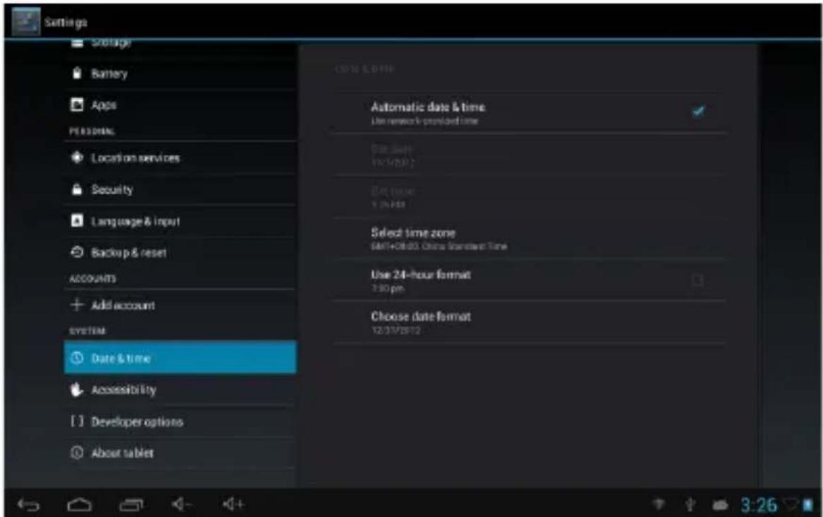 NEVIR NVR-TAB7 S2 (8GB) - 2.Ajustes - 3