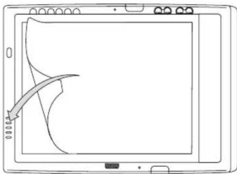 FUJITSU Stylistic ST5030D - PROTECTING THE DISPLAY SCREEN - 4