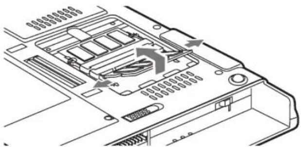 FUJITSU Stylistic ST5030D - Removing a Memory Module - 1